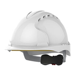Vented Wheel Ratchet Safety Helmet